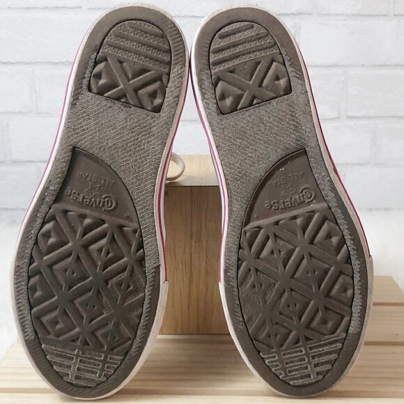 Converse Chuck Taylor All Star Double Tongue Charcoal Gray Poppy Pink Light Dew - Picture 4 of 7